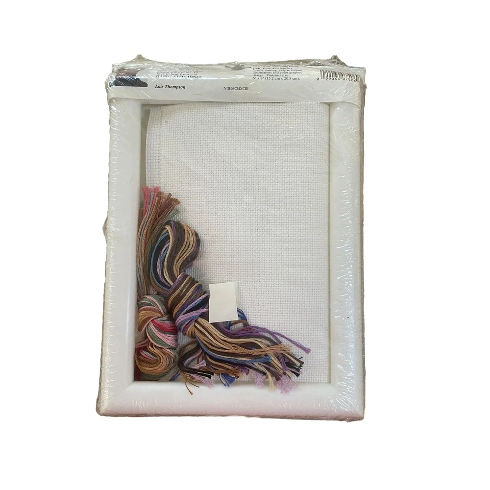 Designs for Needle Cross Stitch Kit SEWING NOOK Seamstress‎ 7506 Shadow Box NEW
